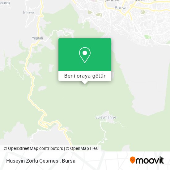 Huseyin Zorlu Çesmesi harita