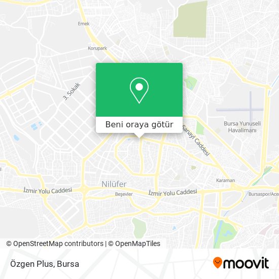 Özgen Plus harita