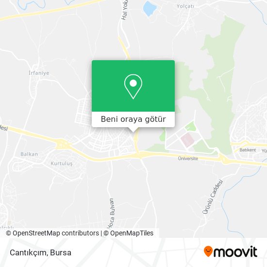 Cantıkçım harita