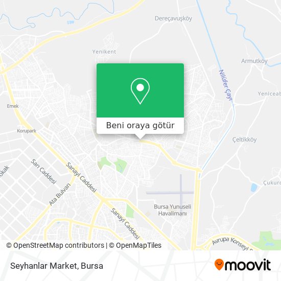 Seyhanlar Market harita