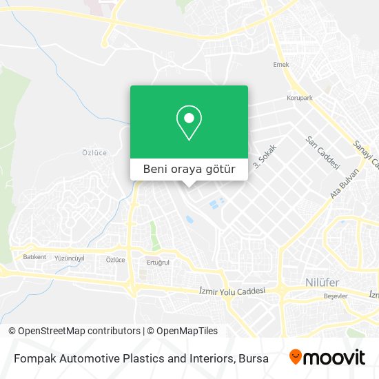 Fompak Automotive Plastics and Interiors harita