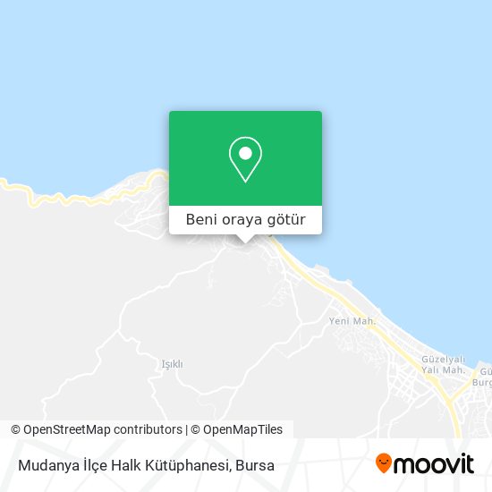 Mudanya İlçe Halk Kütüphanesi harita