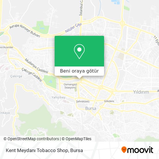 Kent Meydanı Tobacco Shop harita