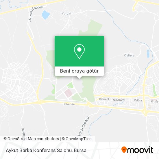 Aykut Barka Konferans Salonu harita