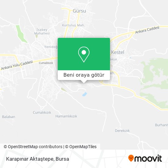 Karapınar Aktaştepe harita