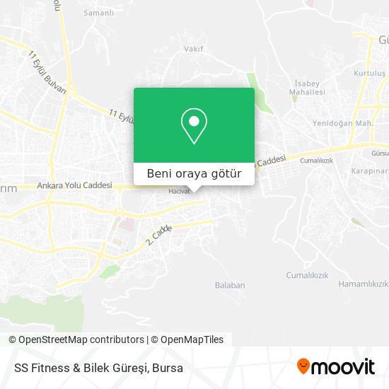 SS Fitness & Bilek Güreşi harita