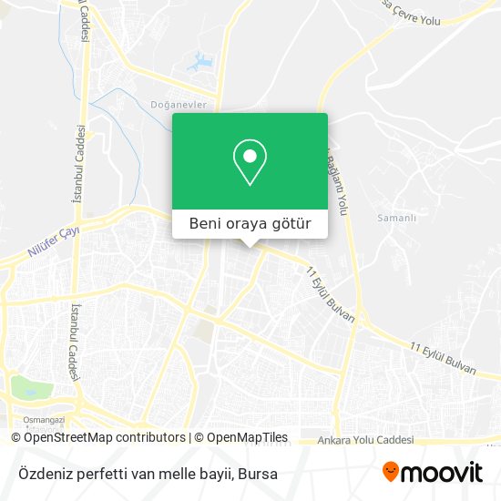Özdeniz perfetti van melle bayii harita
