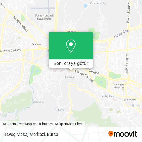 İsveç Masaj Merkezi harita