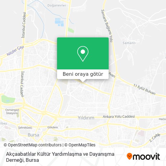 Akçaabatlılar Kültür Yardımlaşma ve Dayanışma Derneği harita