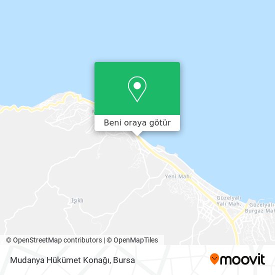 Mudanya Hükümet Konağı harita