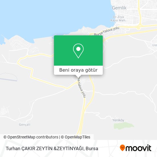 Turhan  ÇAKIR ZEYTİN &ZEYTİNYAĞI harita