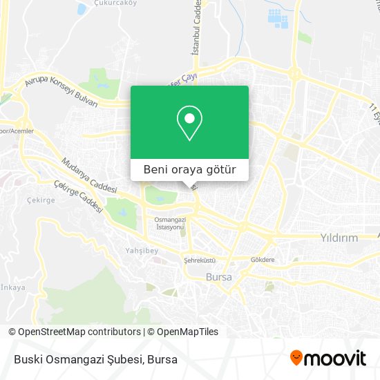 Buski Osmangazi Şubesi harita