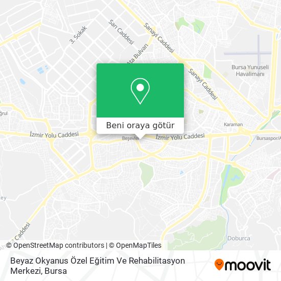 Beyaz Okyanus Özel Eğitim Ve Rehabilitasyon Merkezi harita