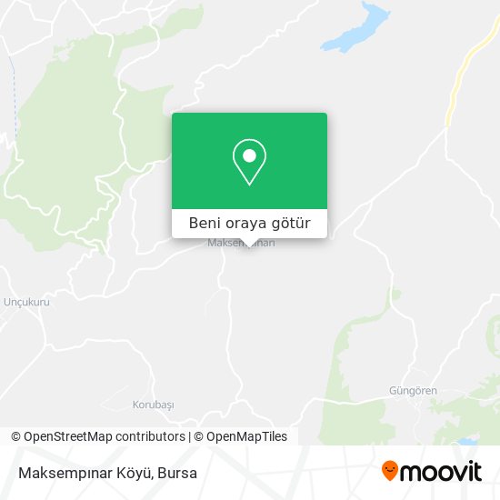 Maksempınar Köyü harita