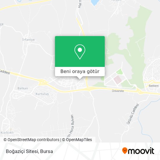 Boğaziçi Sitesi harita