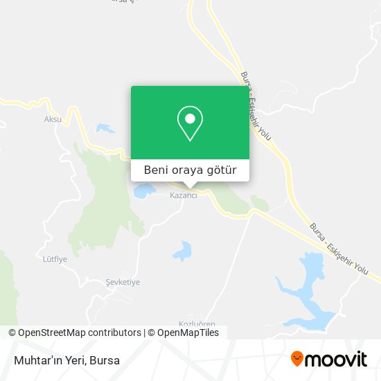 Muhtar'ın Yeri harita