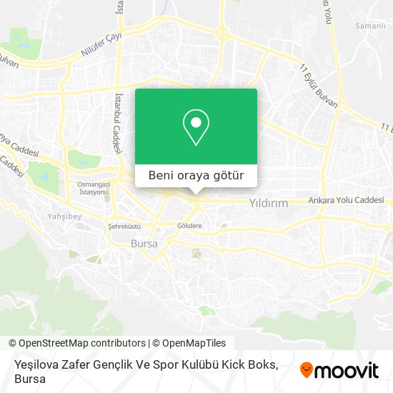 Yeşilova Zafer Gençlik Ve Spor Kulübü Kick Boks harita