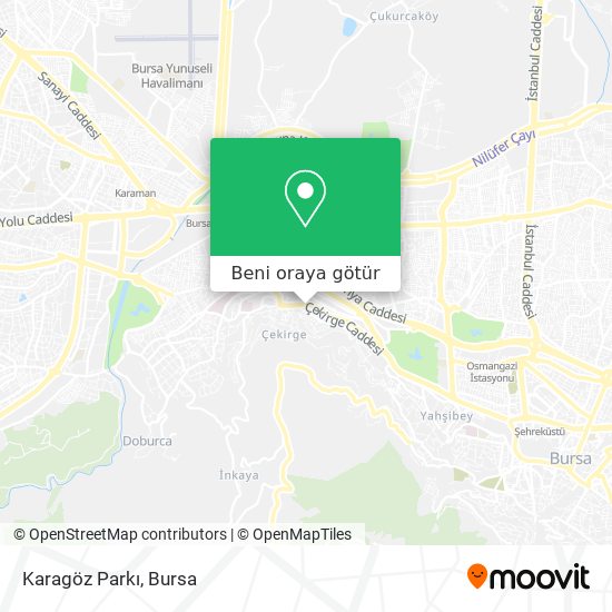 Karagöz Parkı harita