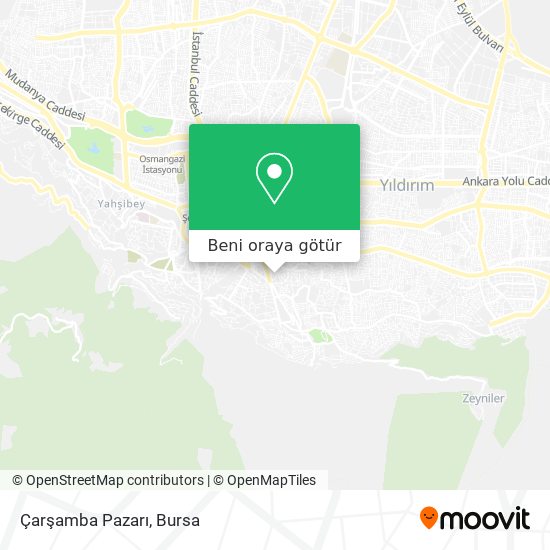 Çarşamba Pazarı harita