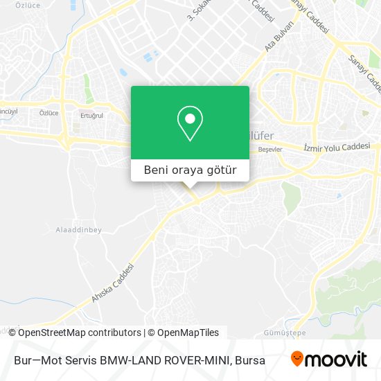 Bur—Mot Servis BMW-LAND ROVER-MINI harita