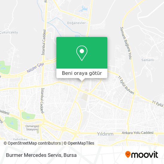 Burmer Mercedes Servis harita