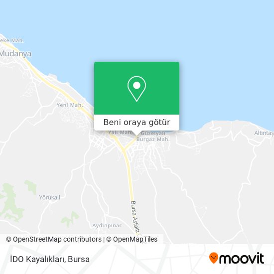 İDO Kayalıkları harita