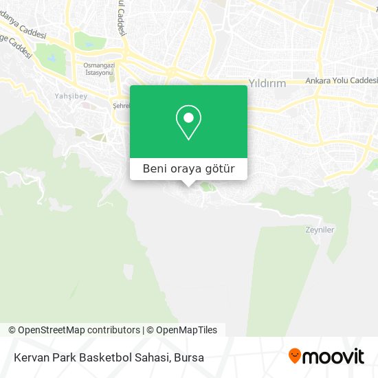 Kervan Park Basketbol Sahasi harita