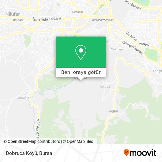 Dobruca Köyü harita