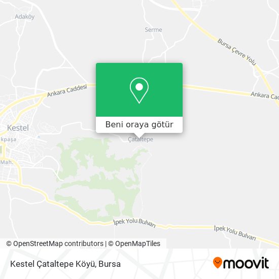Kestel Çataltepe Köyü harita