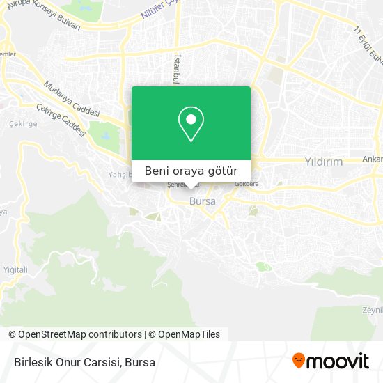 Birlesik Onur Carsisi harita
