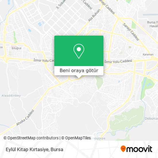 Eylül Kitap Kırtasiye harita