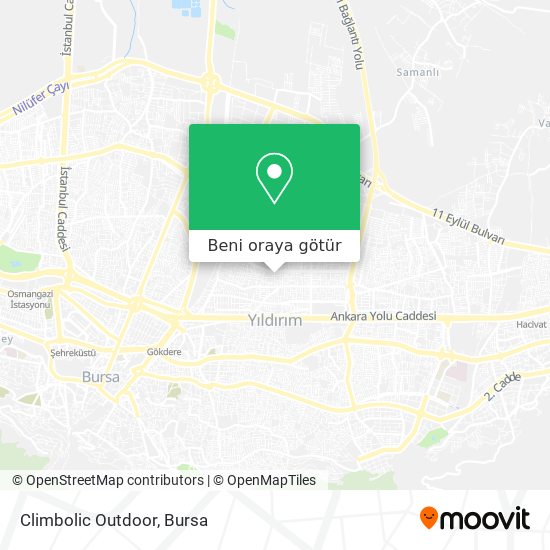 Climbolic Outdoor harita
