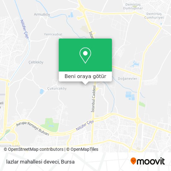 lazlar mahallesi deveci harita
