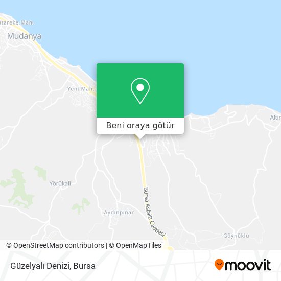 Güzelyalı Denizi harita