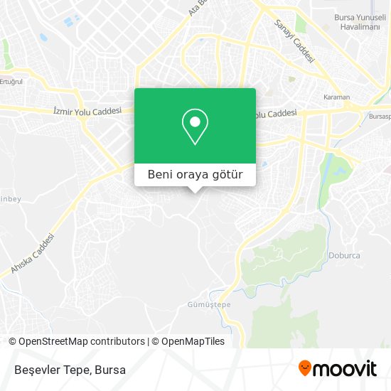 Beşevler Tepe harita