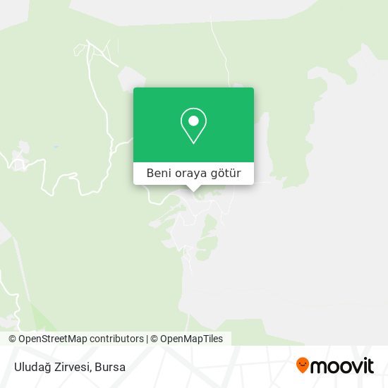 Uludağ Zirvesi harita