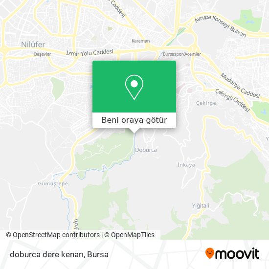 doburca dere kenarı harita
