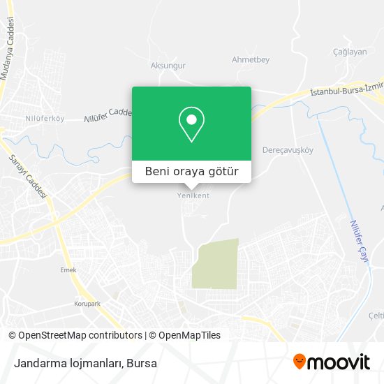 Jandarma lojmanları harita