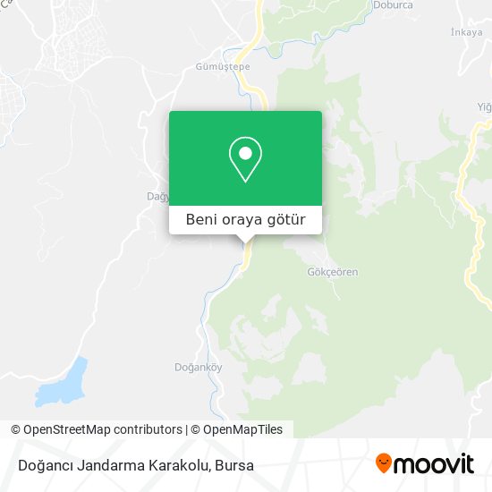 Doğancı Jandarma Karakolu harita