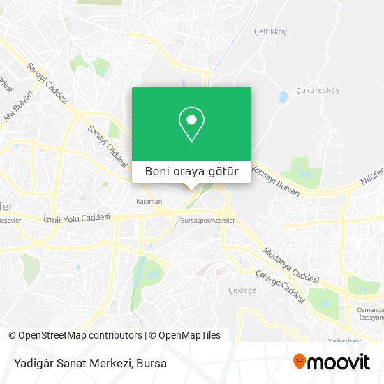 Yadigâr Sanat Merkezi harita