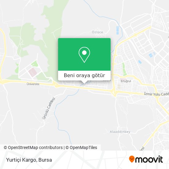 Yurtiçi Kargo harita