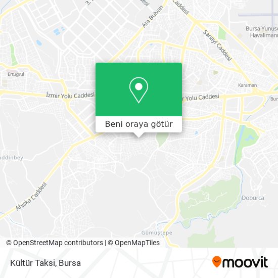 Kültür Taksi harita