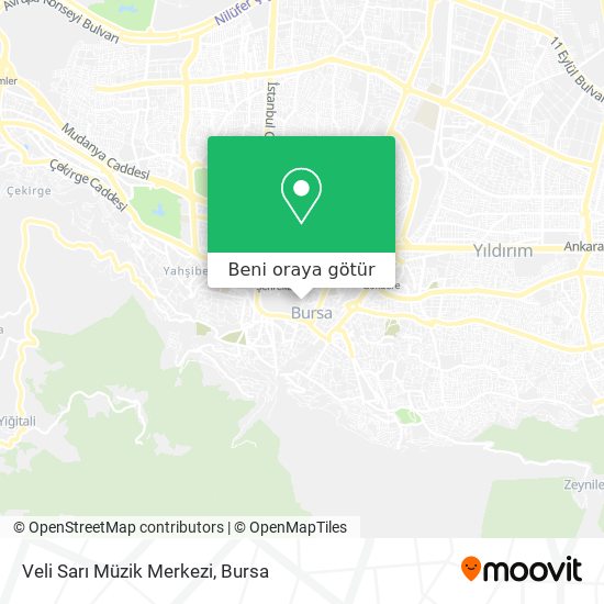 Veli Sarı Müzik Merkezi harita