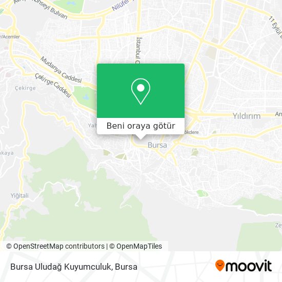Bursa Uludağ Kuyumculuk harita