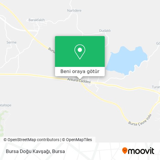 Bursa Doğu Kavşağı harita