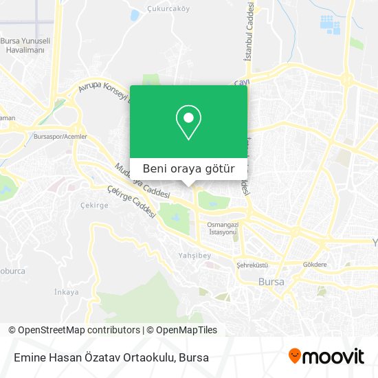Emine Hasan Özatav Ortaokulu harita