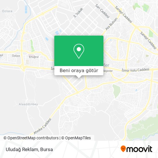 Uludağ Reklam harita
