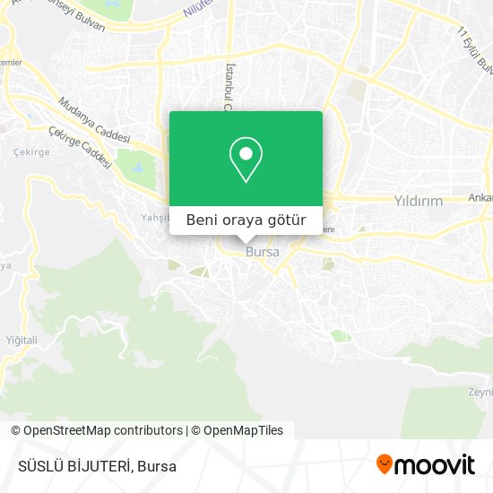SÜSLÜ BİJUTERİ harita