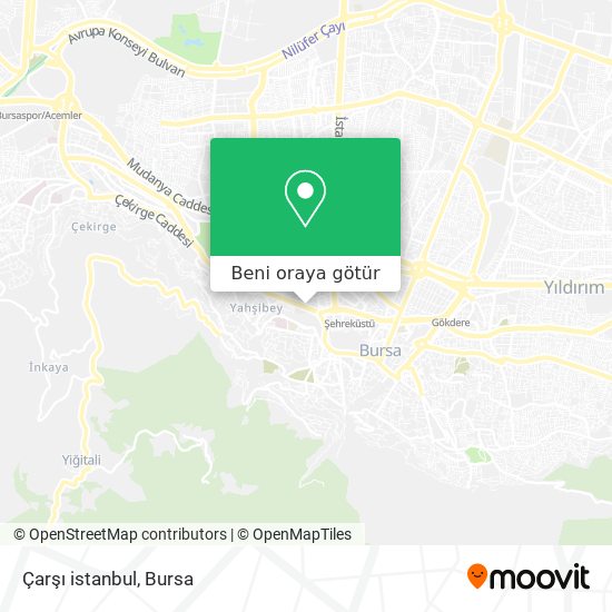 Çarşı istanbul harita