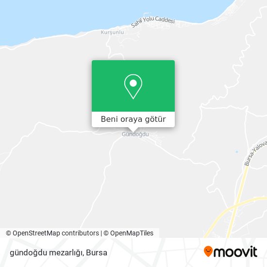 gündoğdu mezarlığı harita